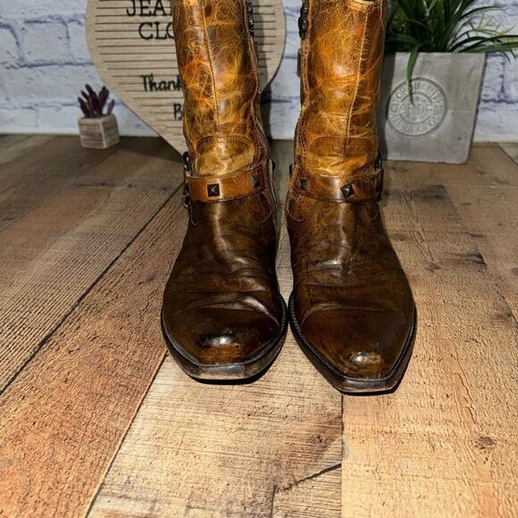 Mark Nason Rock Never Dies 67417 Brown Men’s Zip Boots Size 7 main image 12